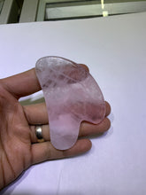 Load image into Gallery viewer, Rose Quartz Gua Sha (small)