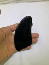 Load image into Gallery viewer, Black Obsidian Gua Sha