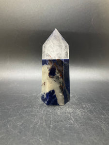 Sodalite with Quartz Crystal Points