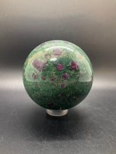 Load image into Gallery viewer, Ruby in Zoisite Sphere