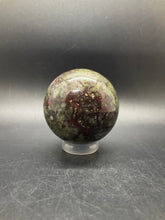 Load image into Gallery viewer, Dragon Blood Jasper Sphere