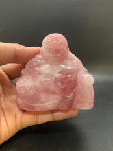 Load image into Gallery viewer, Rose Quartz Buddha (Large)