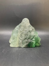 Load image into Gallery viewer, Rainbow Fluorite Buddha (Large)