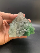 Load image into Gallery viewer, Rainbow Fluorite Buddha (Large)