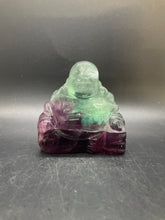 Load image into Gallery viewer, Rainbow Fluorite Buddha (Medium)
