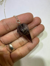 Load image into Gallery viewer, Purple Fluorite Pendulum