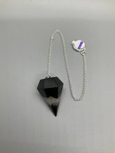 Load image into Gallery viewer, Black Sardonyx Pendulum