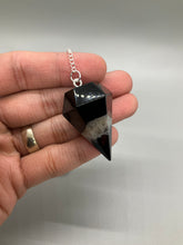 Load image into Gallery viewer, Black Sardonyx Pendulum