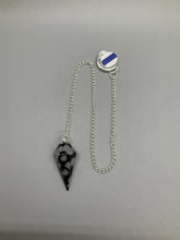 Load image into Gallery viewer, Snowflake Obsidian Pendulum