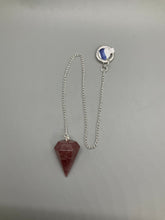 Load image into Gallery viewer, Strawberry Quartz Pendulum
