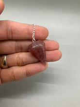 Load image into Gallery viewer, Strawberry Quartz Pendulum