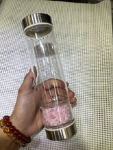 Load image into Gallery viewer, Crystal Infused Water Bottle - Stainless Steel