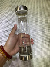 Load image into Gallery viewer, Crystal Infused Water Bottle - Stainless Steel