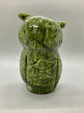 Load image into Gallery viewer, Green Jasper Owl
