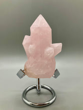 Load image into Gallery viewer, Rose Quartz Cluster Shaped Carving