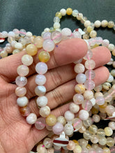 Load image into Gallery viewer, Cherry Blossom Agate Bracelet (8 mm)