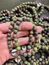 Load image into Gallery viewer, Dragon Blood Jasper Bracelet (8 mm)
