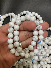Load image into Gallery viewer, Howlite Bracelet (10 mm)