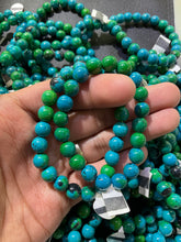 Load image into Gallery viewer, Magnesite Bracelet (8 mm Blue-Green)(Dyed Stone)