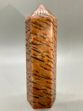 Load image into Gallery viewer, Peach Moonstone with Smoky Quartz Point