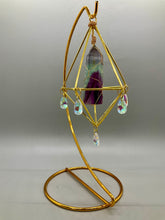 Load image into Gallery viewer, Tabletop SunCatcher (Rainbow Fluorite)