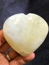 Load image into Gallery viewer, Chalcedony Geode Heart