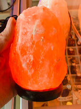 Load image into Gallery viewer, Pink Himalayan Salt Lamp USB (Rough) - LED Light