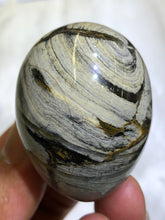 Load image into Gallery viewer, Silver Leaf Jasper Egg