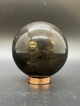 Load image into Gallery viewer, Silver Sheen Obsidian Sphere