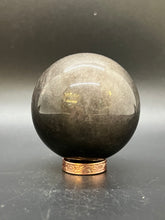 Load image into Gallery viewer, Silver Sheen Obsidian Sphere