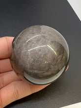 Load image into Gallery viewer, Silver Sheen Obsidian Sphere