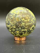 Load image into Gallery viewer, Serpentine with Pyrite Sphere