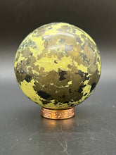 Load image into Gallery viewer, Serpentine with Pyrite Sphere