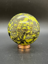 Load image into Gallery viewer, Serpentine with Pyrite Sphere