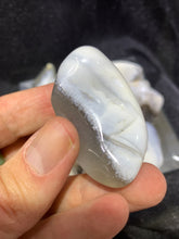 Load image into Gallery viewer, White Opal on Chalcedony Tumbled