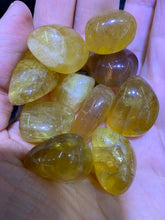 Load image into Gallery viewer, Yellow Fluorite Tumbled