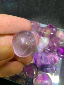 Purple Fluorite Tumbled