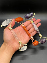 Load image into Gallery viewer, Gemstone Massage Facial Roller