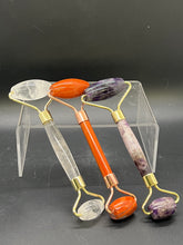 Load image into Gallery viewer, Gemstone Massage Facial Roller