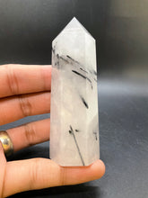 Load image into Gallery viewer, Tourmalinated Quartz Generator Point
