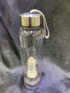 Crystal Infused Water Bottle - Stainless Steel