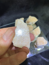 Load image into Gallery viewer, Peach Moonstone Raw - 4 Stones
