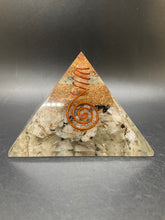 Load image into Gallery viewer, Orgone Generators Pyramid (Moonstone)
