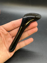 Load image into Gallery viewer, Black Obsidian Gua Sha Facial Massage