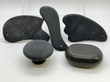 Load image into Gallery viewer, Basalt Stone Gua Sha Facial Massage