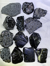 Load image into Gallery viewer, Snowflake Obsidian Slabs