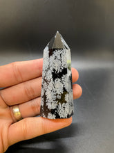 Load image into Gallery viewer, Snowflake Obsidian Point