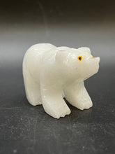 Load image into Gallery viewer, White Onyx Bear