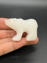 Load image into Gallery viewer, White Onyx Bear
