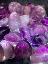 Load image into Gallery viewer, Purple Fluorite Tumbled